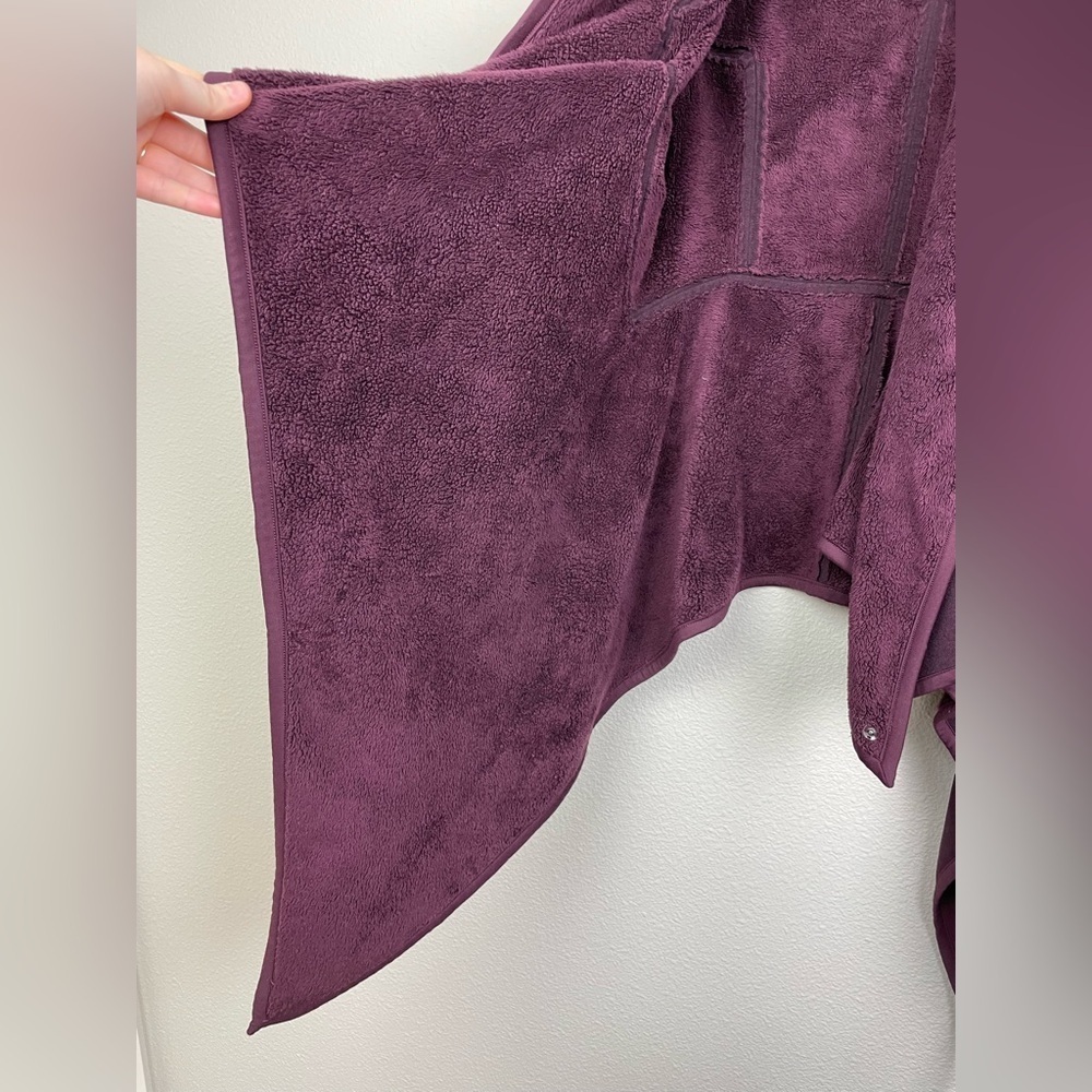 Lululemon Women's 10 Presence Of Mind Jacket Bordeaux Drama Drape Fleece Lined - Picture 7 of 16